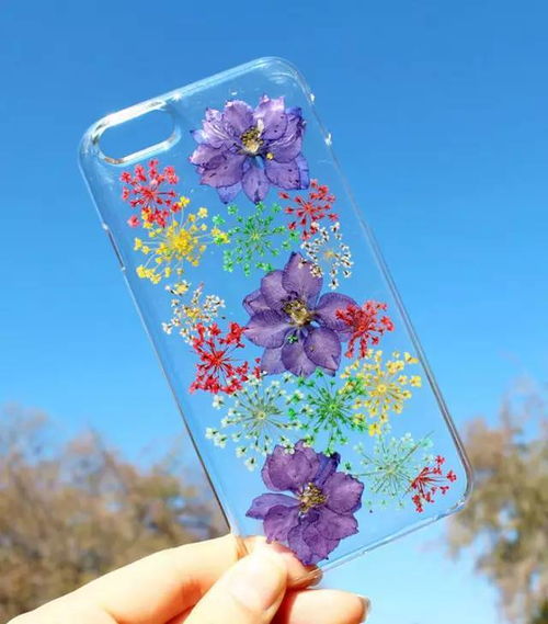 鮮花做的手機殼,好想要